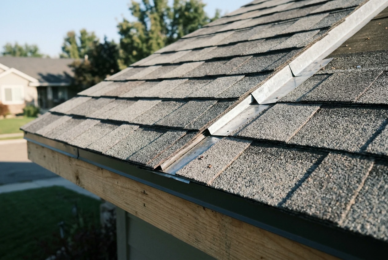 Illustrative roof construction detail